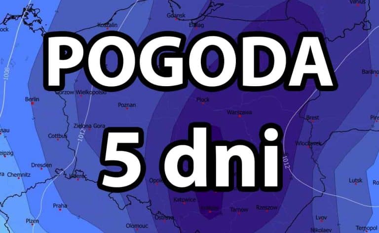 Pogoda na 5 dni plus weekend dla Polski. Śnieżyce i mróz