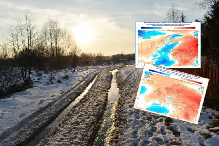 fala ciepła w prognozach pogody