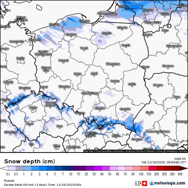 burze śnieżne i śnieżyce konwekcyjne w pogodzie