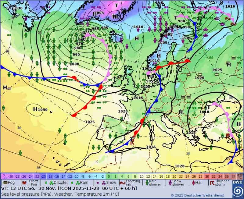 Wichura na zachodzie Europy. Czym będzie spowodowana