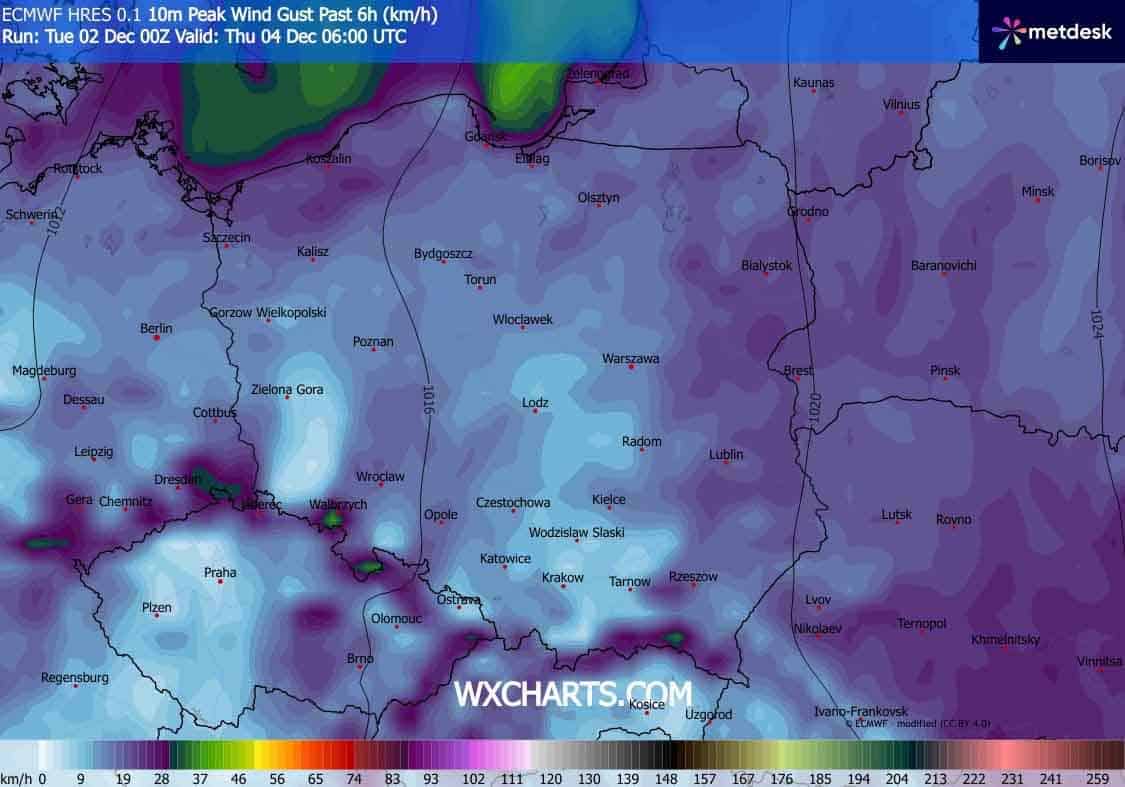 Bezwietrzna pogoda nad Polską w obecnym tygodniu