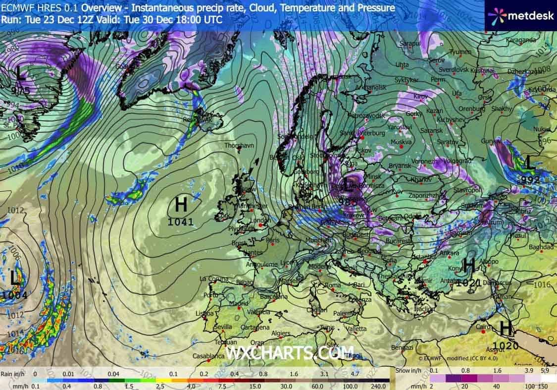 Niż i śnieżyca w Polsce na przełomie roku