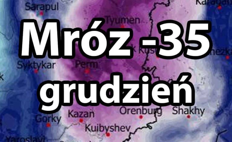 Mróz -35 stopni w grudniu. Prognoza pogody dla Polski