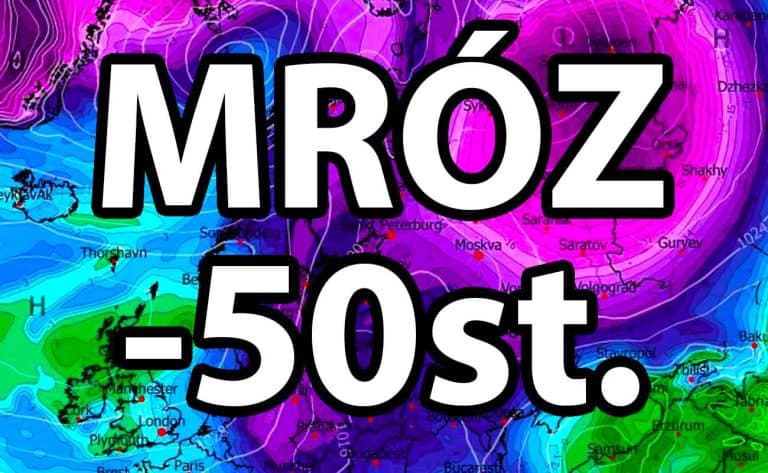 Mróz do -50 stopni na koniec roku. Ochłodzenie również w Polsce