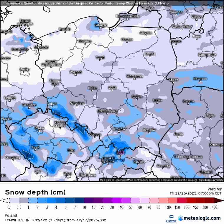 zima w kraju i zmiana pogody
