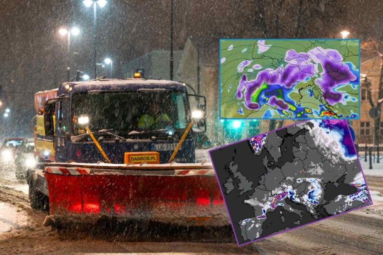 silne śnieżyce w czasie świąt Bożego Narodzenia 2025 r.