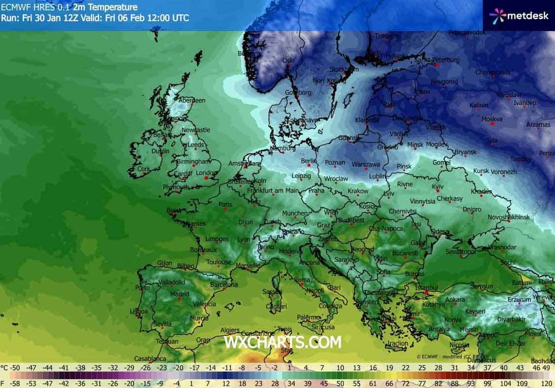 Ocieplenie w regionie nie będzie silne. Przyniesie groźne opady