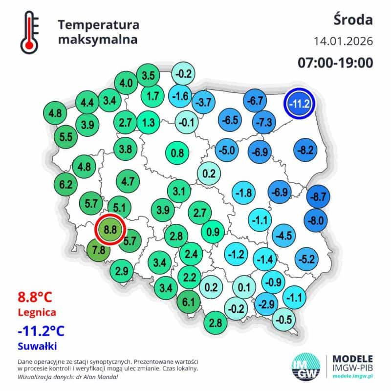 pogoda mocno się zmieni w kraju