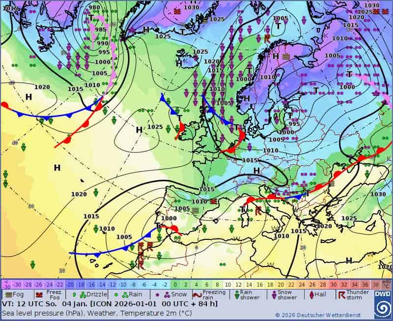 Pogoda na weekend. W niedzielę sytuacja synoptyczna zacznie się uspokajać