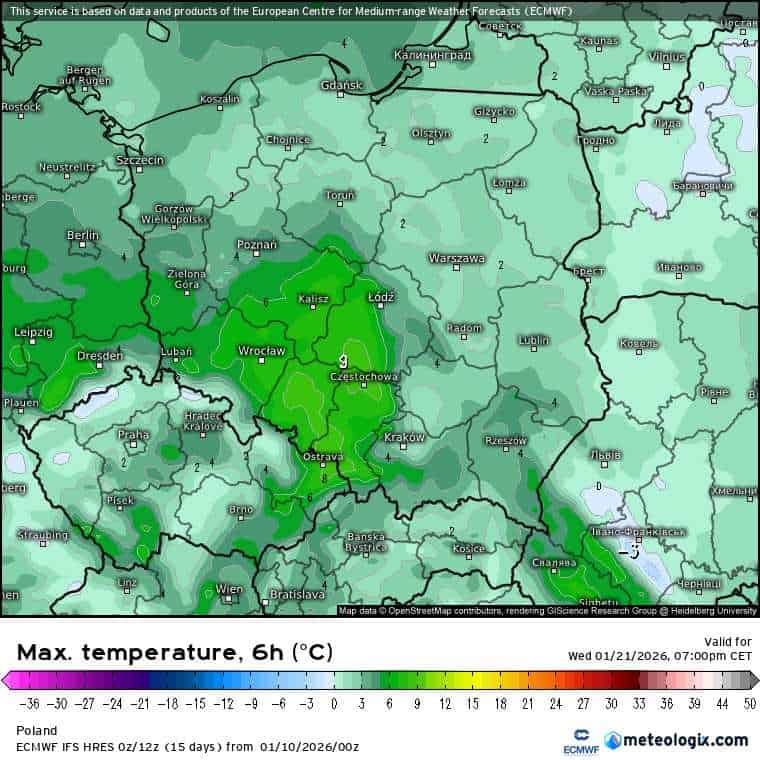 zmiana pogody w kraju