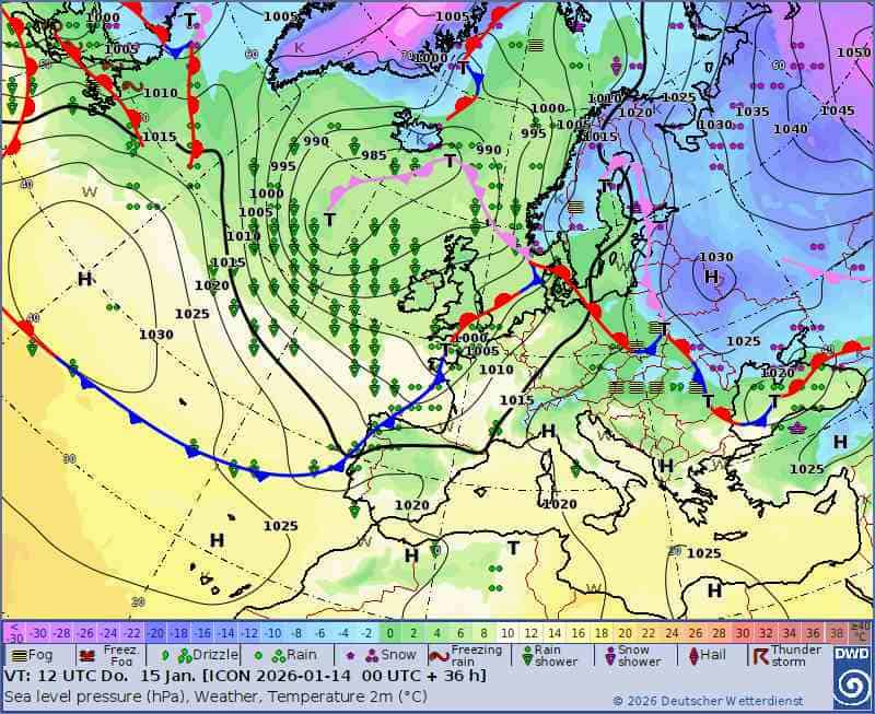 wichury w Europie i groźna pogoda