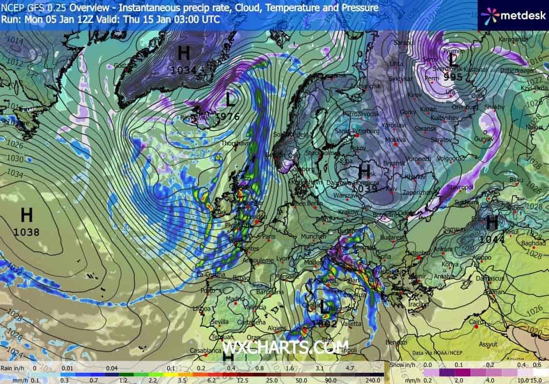 Atak zimy i mróz w połowie stycznia w Polsce i w regionie