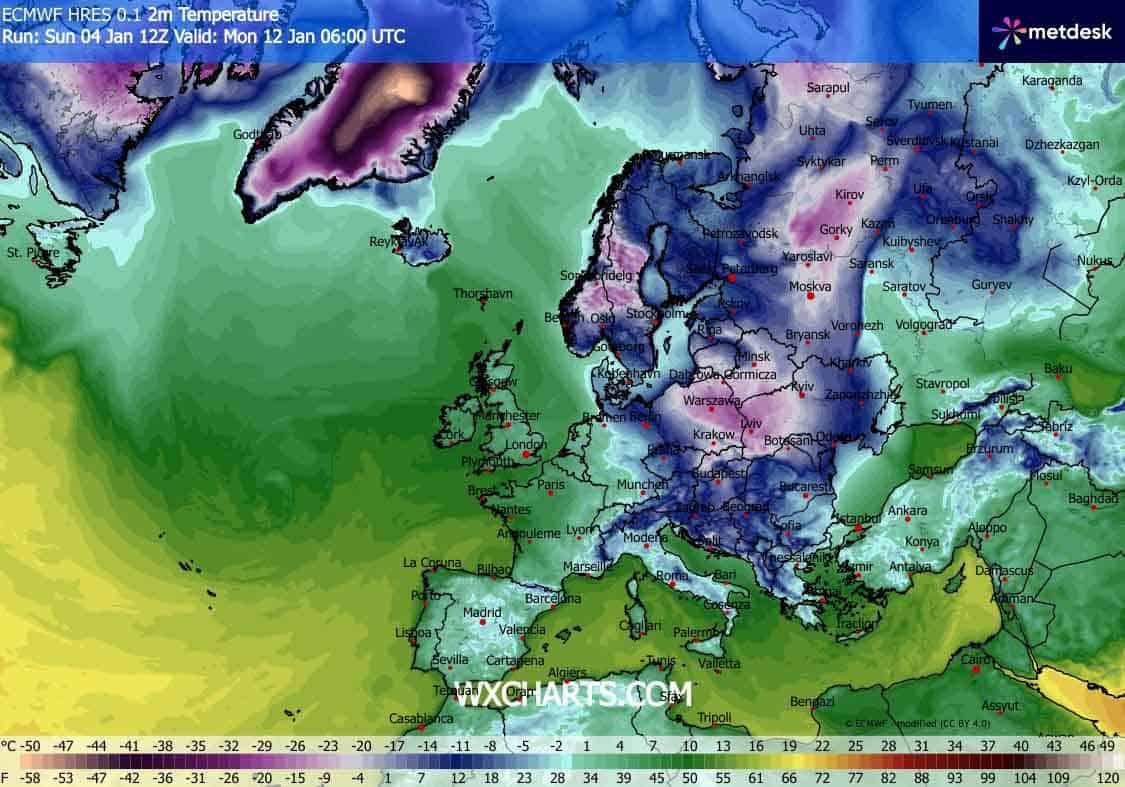 Mróz stanie się siarczysty również w naszym regionie