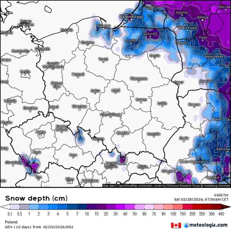 pogoda sprawi wielką niespodziankę pod koniec lutego 2026 r. w Polsce