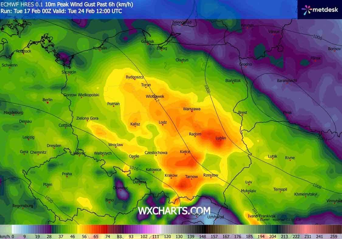 Wiatr w Polsce w kolejnych dniach stanie się silny