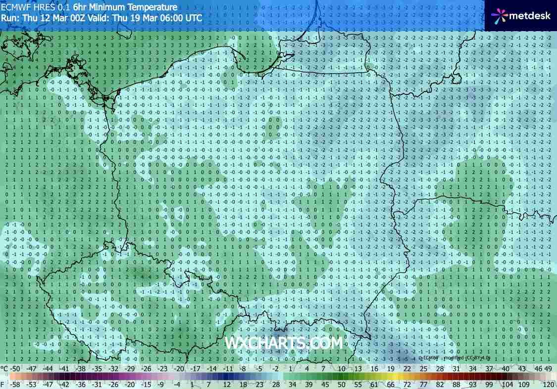 mróz w kraju, a wcześniej burze. Spora zmiana aury w kraju