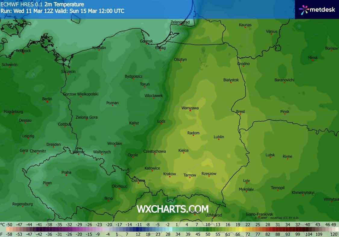 Pogoda na weekend przyniesie nam ochłodzenie i załamanie pogody nad Polską