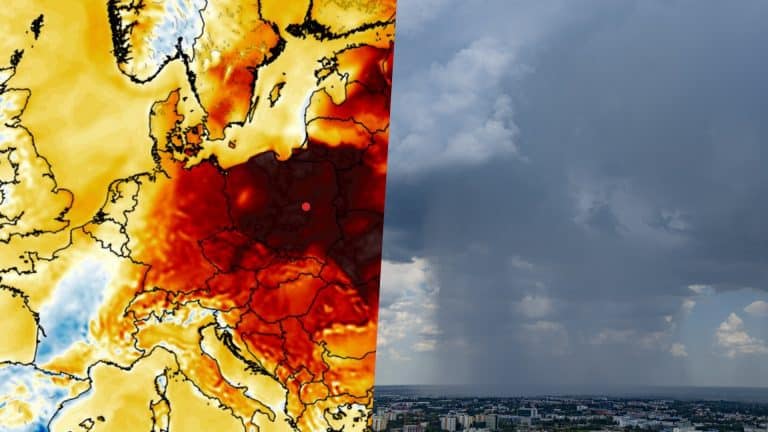 pogoda i burze w kraju. Zmiana pogody