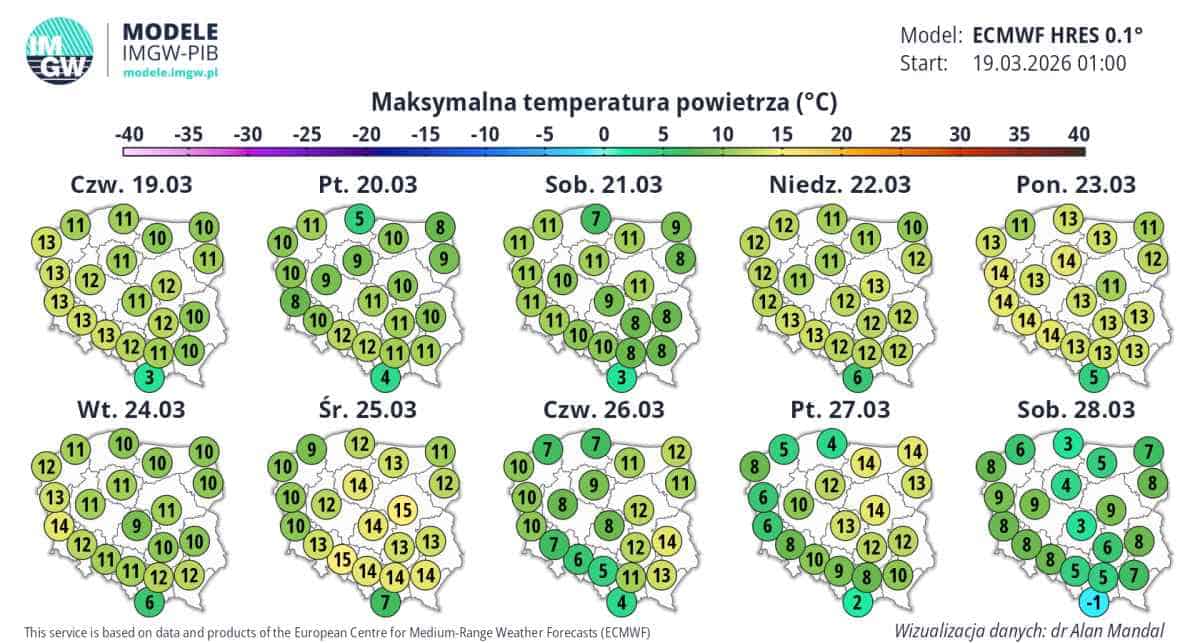 pogoda w kraju ulegnie zmianie. Koniec miesiąca z możliwym śniegiem także przejściowo poza górami