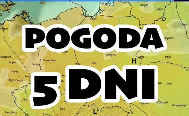 Pogoda na 5 dni plus weekend. Wiosna. Prognoza pogody na cały tydzień