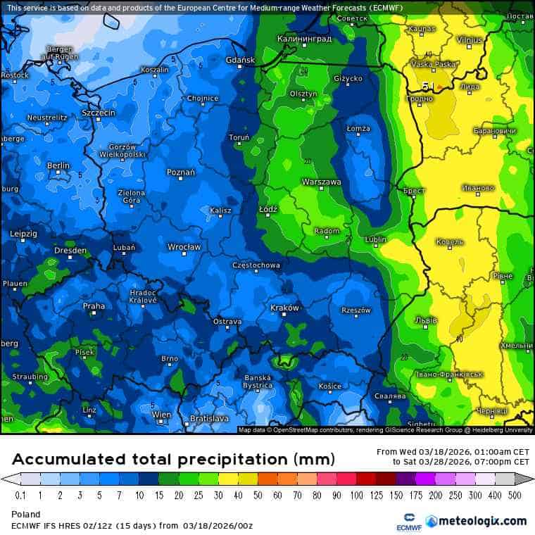 pogoda w Polsce i zmiana trendu pogodowego. ECMWF i nowe wieści pogodowe