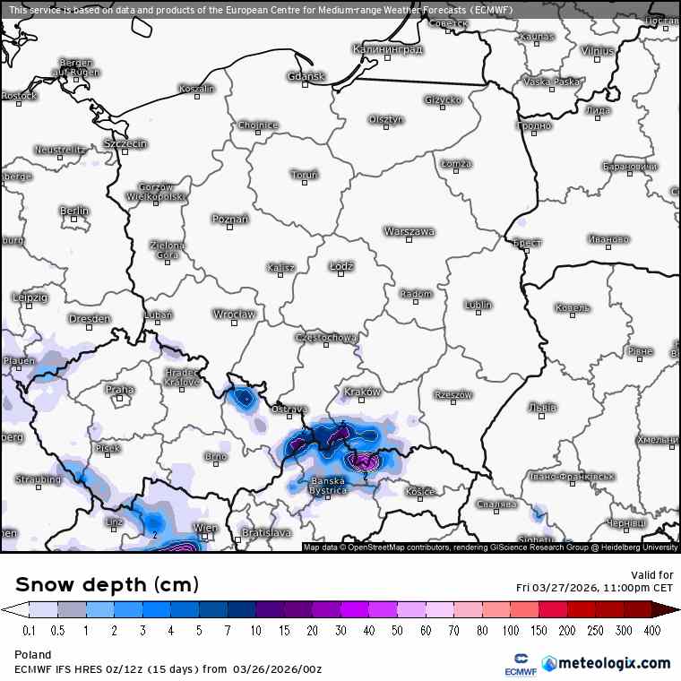 silne śnieżyce i groźna pogody. śnieg w prognozach