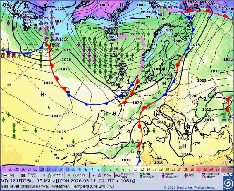 Aktywny front atmosferyczny nad Polską przyniesie załamanie pogody