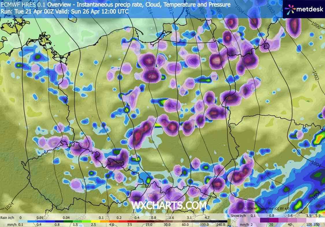 silny porywisty wiatr i groźna pogoda w kraju. Wichury w kraju