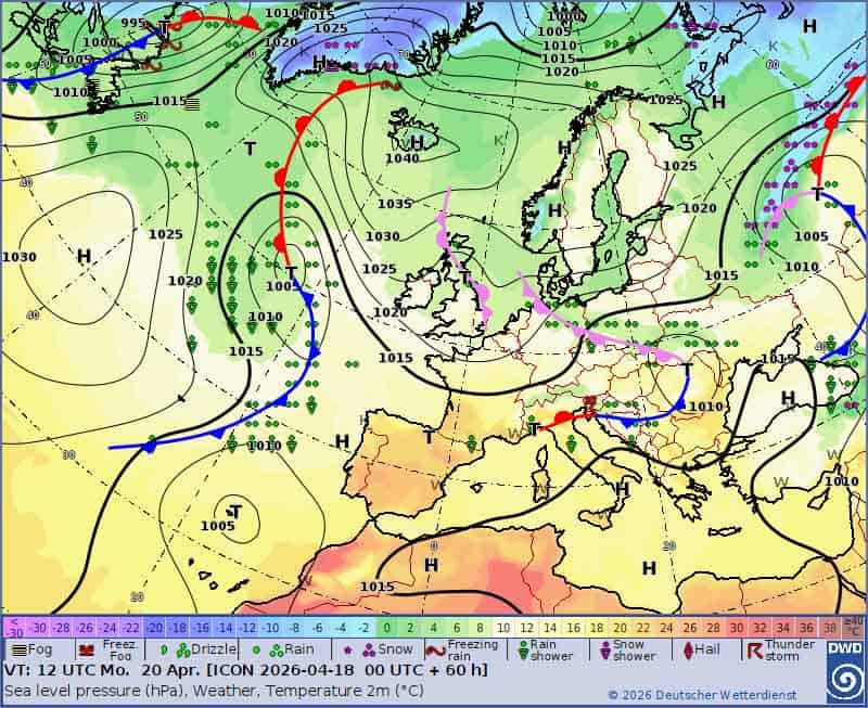 Pogoda na 5 dni. Dynamiczna pogoda nad Polską na początku tygodnia