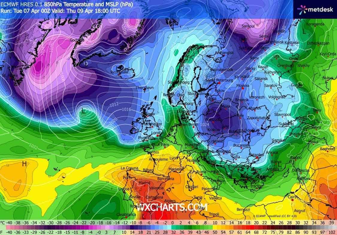Gorące powietrze napłynie nad Iberię. W weekend upał pojawi się w tym regionie?