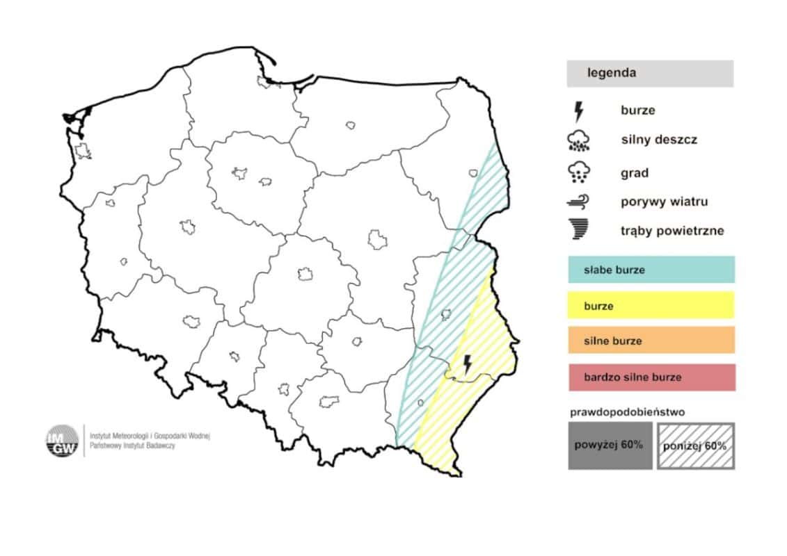 groźna pogoda w Polsce