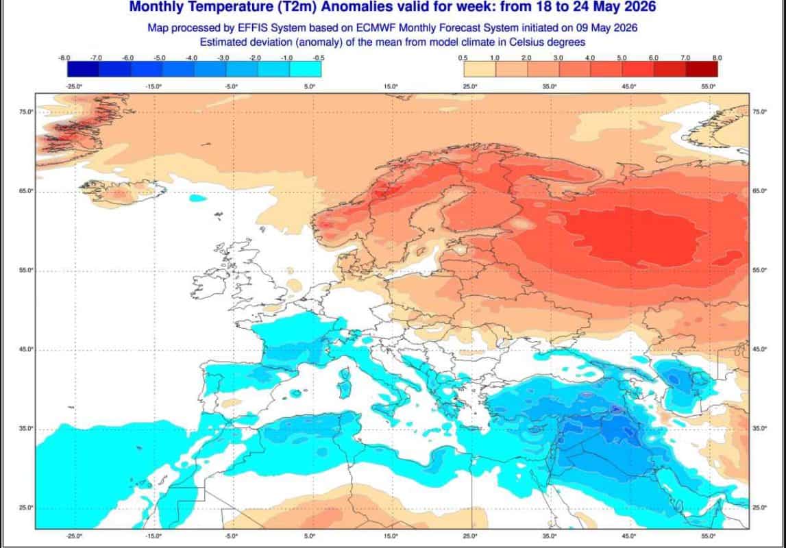 pogoda długoterminowa i nowy trend ECMWF