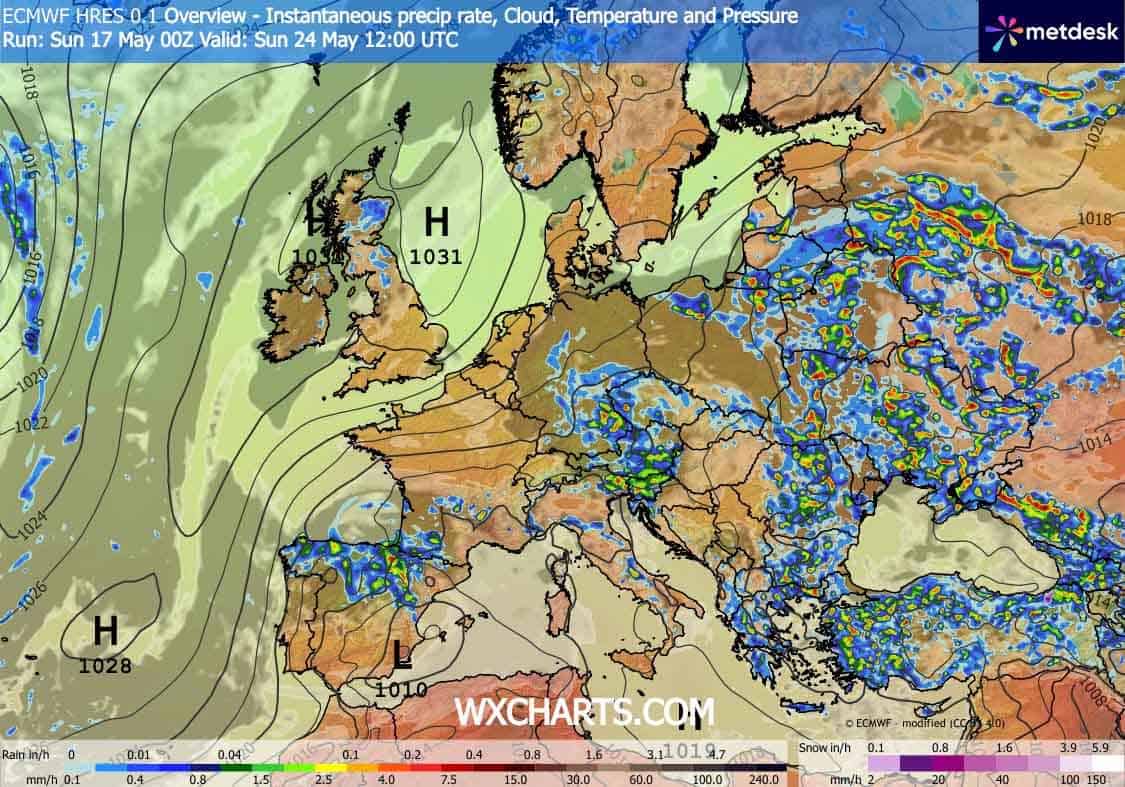 Pogoda na 5 dni plus weekend. Sytuacja synoptyczna w drugiej połowie tygodnia