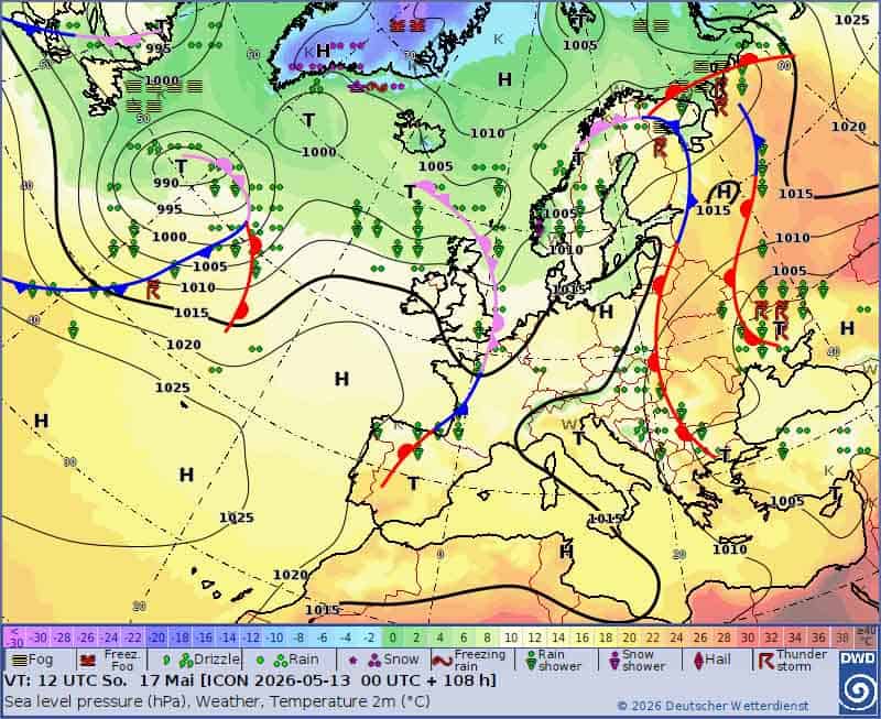 Front atmosferyczny utrzyma się w Polsce do niedzieli
