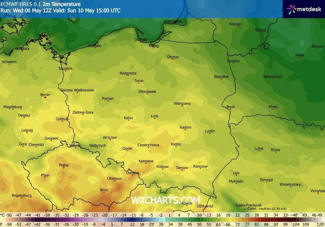 Pogoda na weekend. Coraz wyższe temperatury w Polsce
