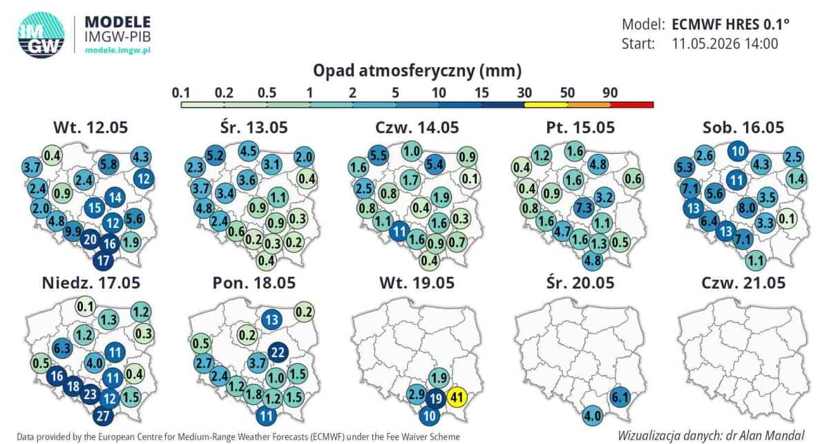 wielka zmiana i burze w kraju częstsze 