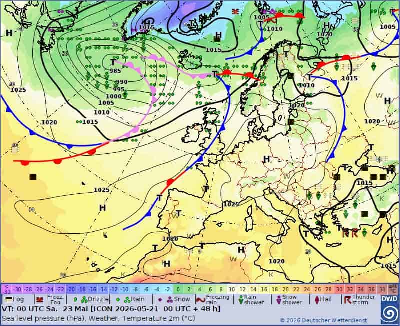 Sytuacja synoptyczna. Upał w regionie
