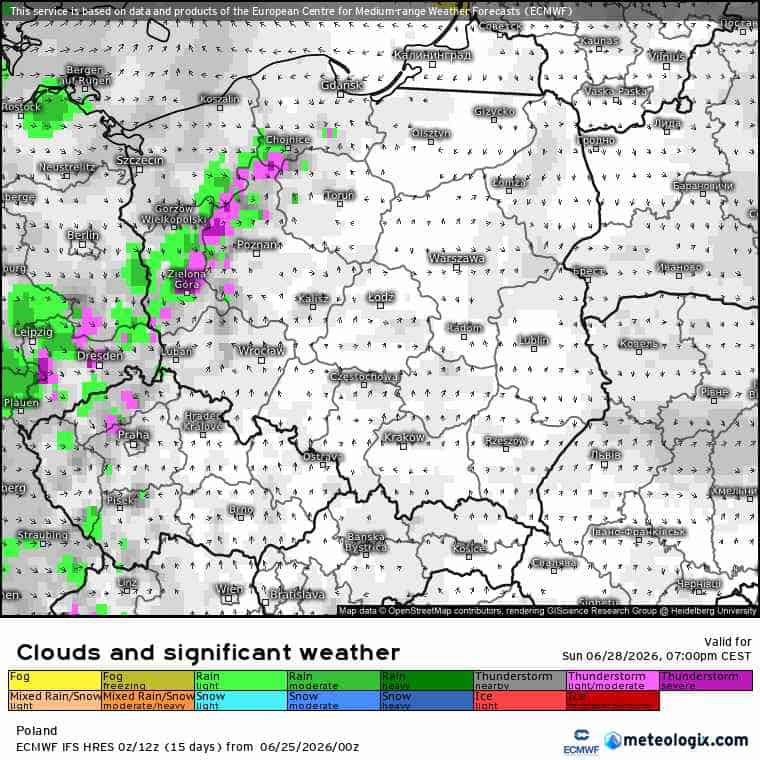 groźna pogoda i silne burze