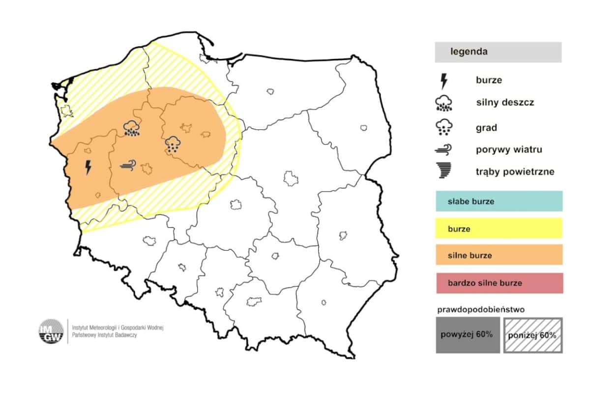 groźna pogoda i silne zjawiska konwekcyjne