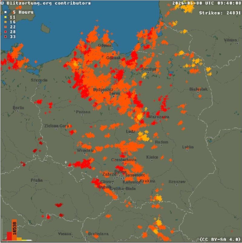 burze i groźna pogoda w kraju 