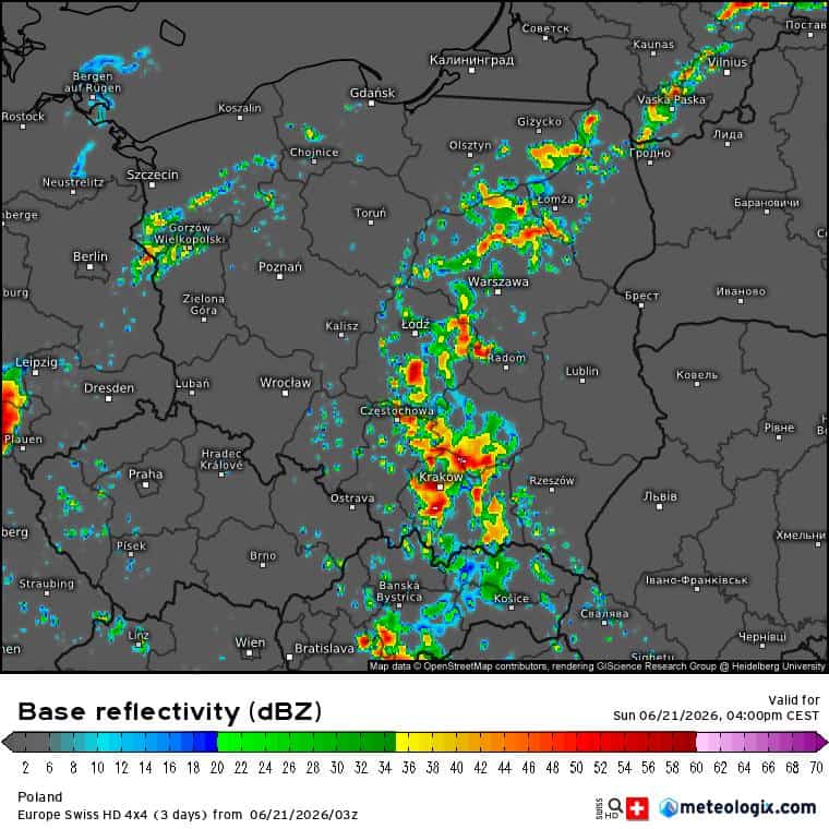 burze dziś w kraju