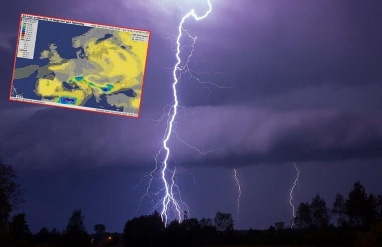 burze i dynamiczna pogoda. Nowe prognozy