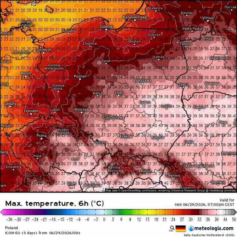silne burze i groźna pogoda w Polsce
