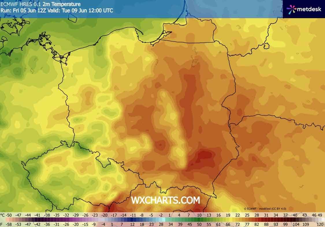 Kolejne ochłodzenie nad Polską