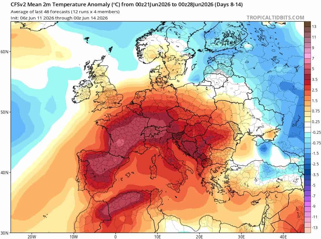 prognoza na 16 dni i wielka zmiana. Szok termiczny i wielka zmiana 