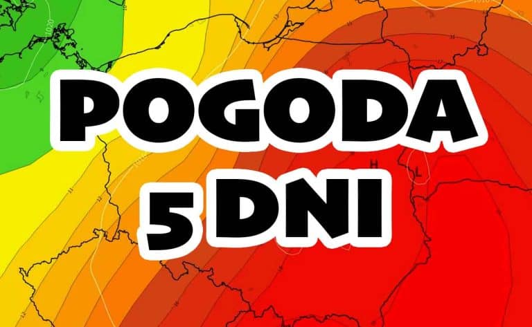 Pogoda na 5 dni plus weekend. Ochłodzenie i nawałnice