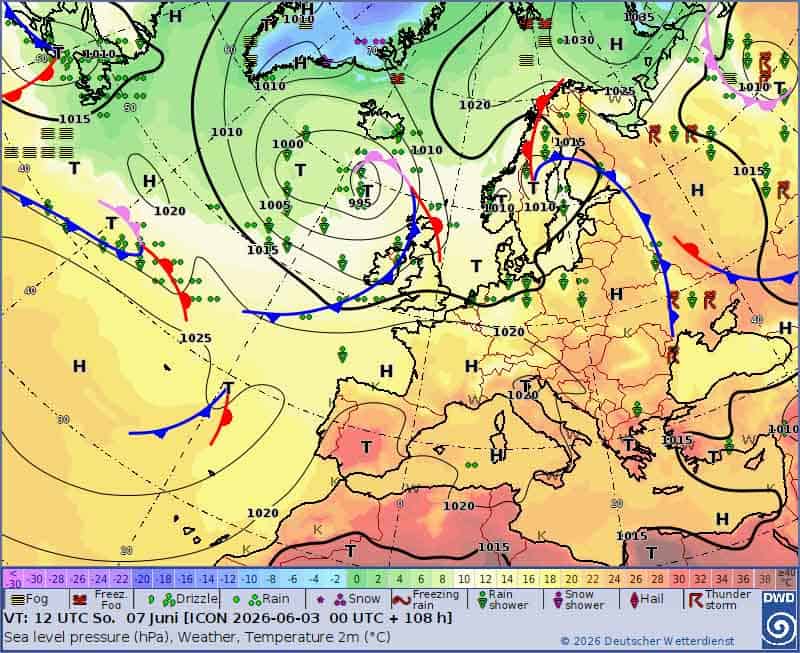 Pogoda na weekend. Kolejny niż w niedzielę nad Polską