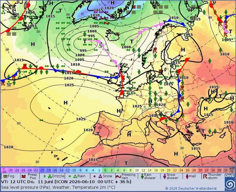 Zła pogoda w Polsce. Sytuacja synoptyczna