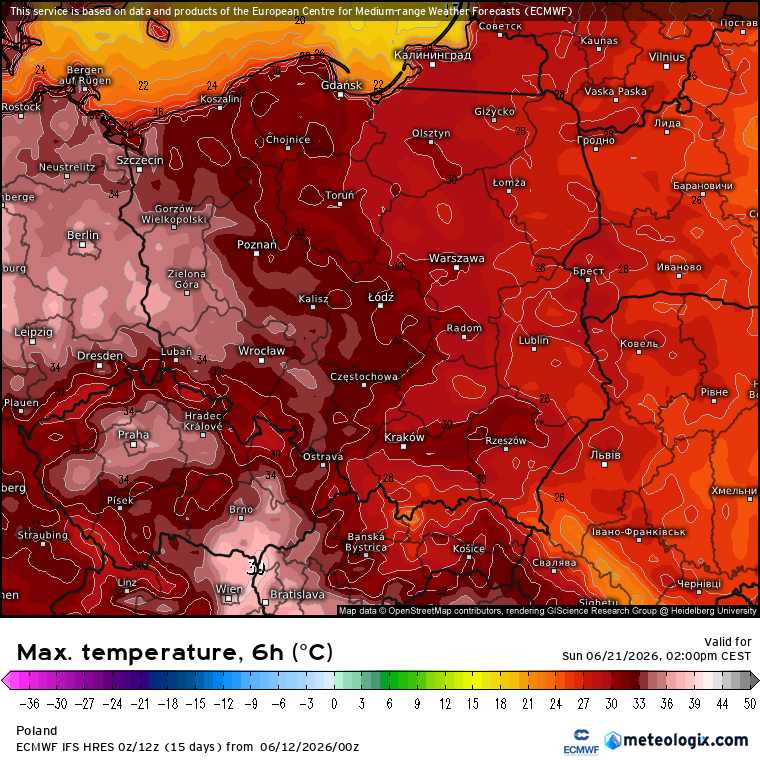 ECMWF dla Polski i wielka zmiana pogody