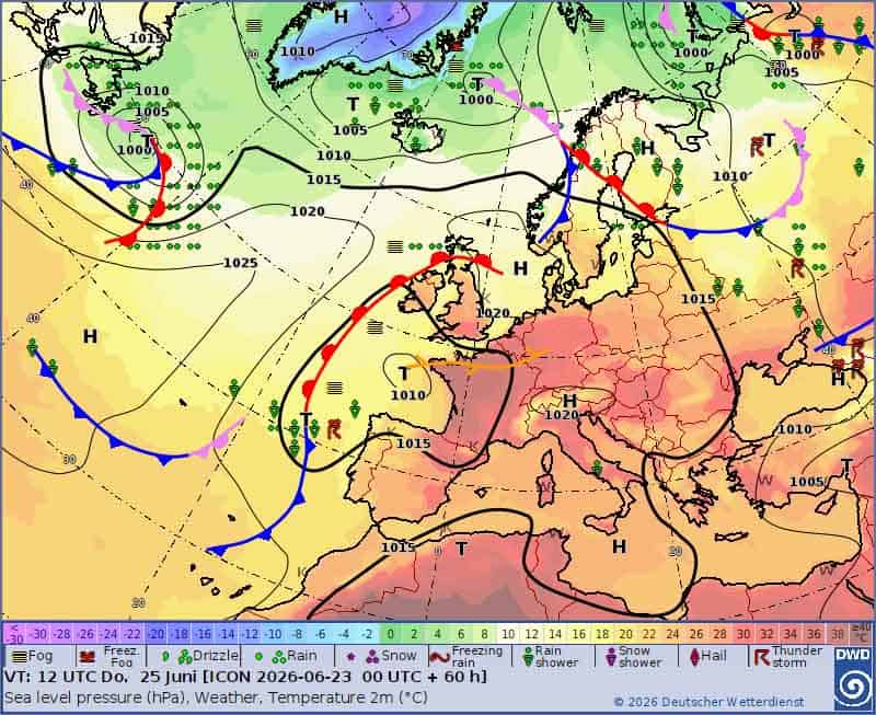 Aktualna sytuacja synoptyczna. Czy Europie grozi susza?